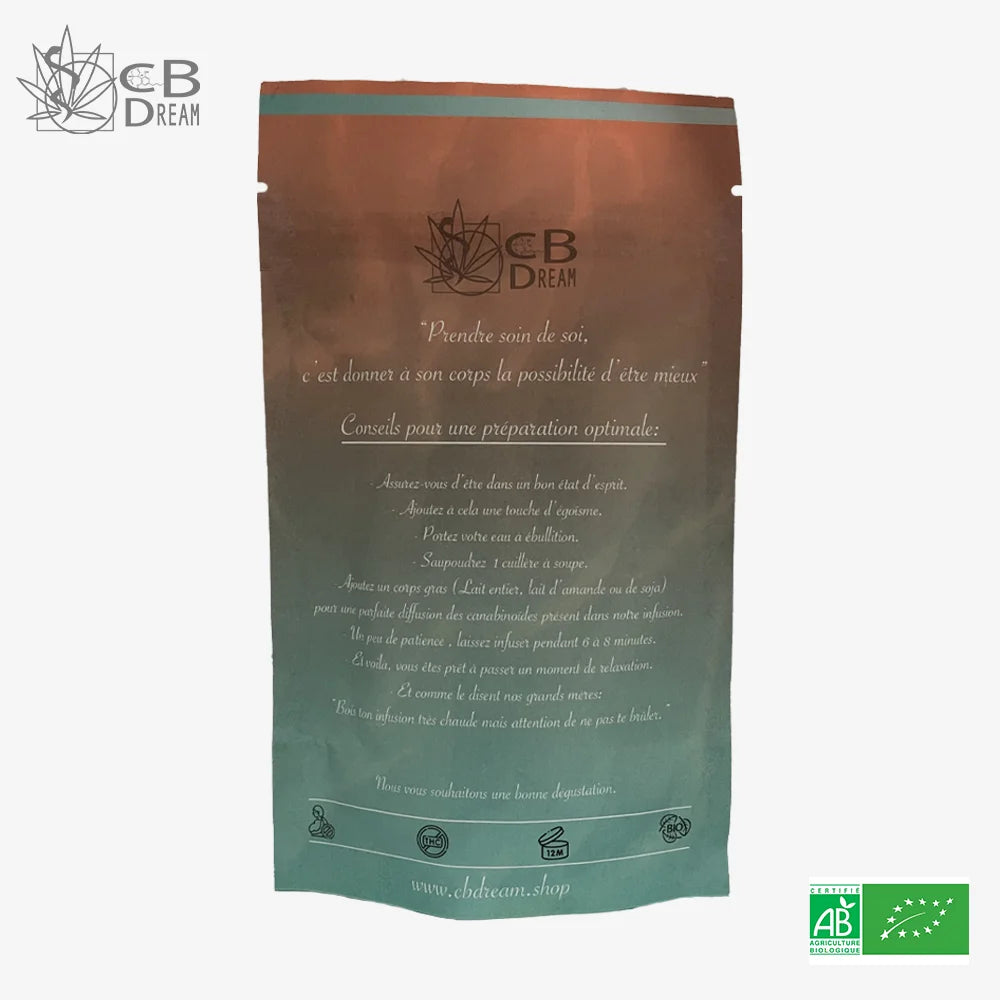 Infusion Exotisme au chanvre CBD
